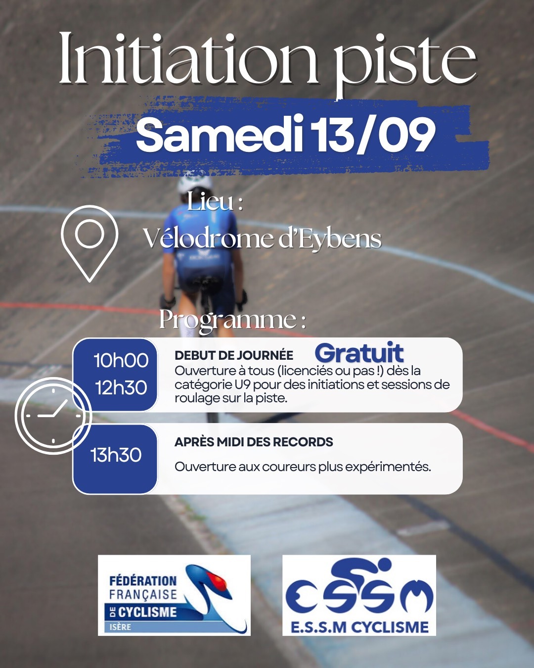 🎉venez découvrir le cyclisme sur piste 🚴