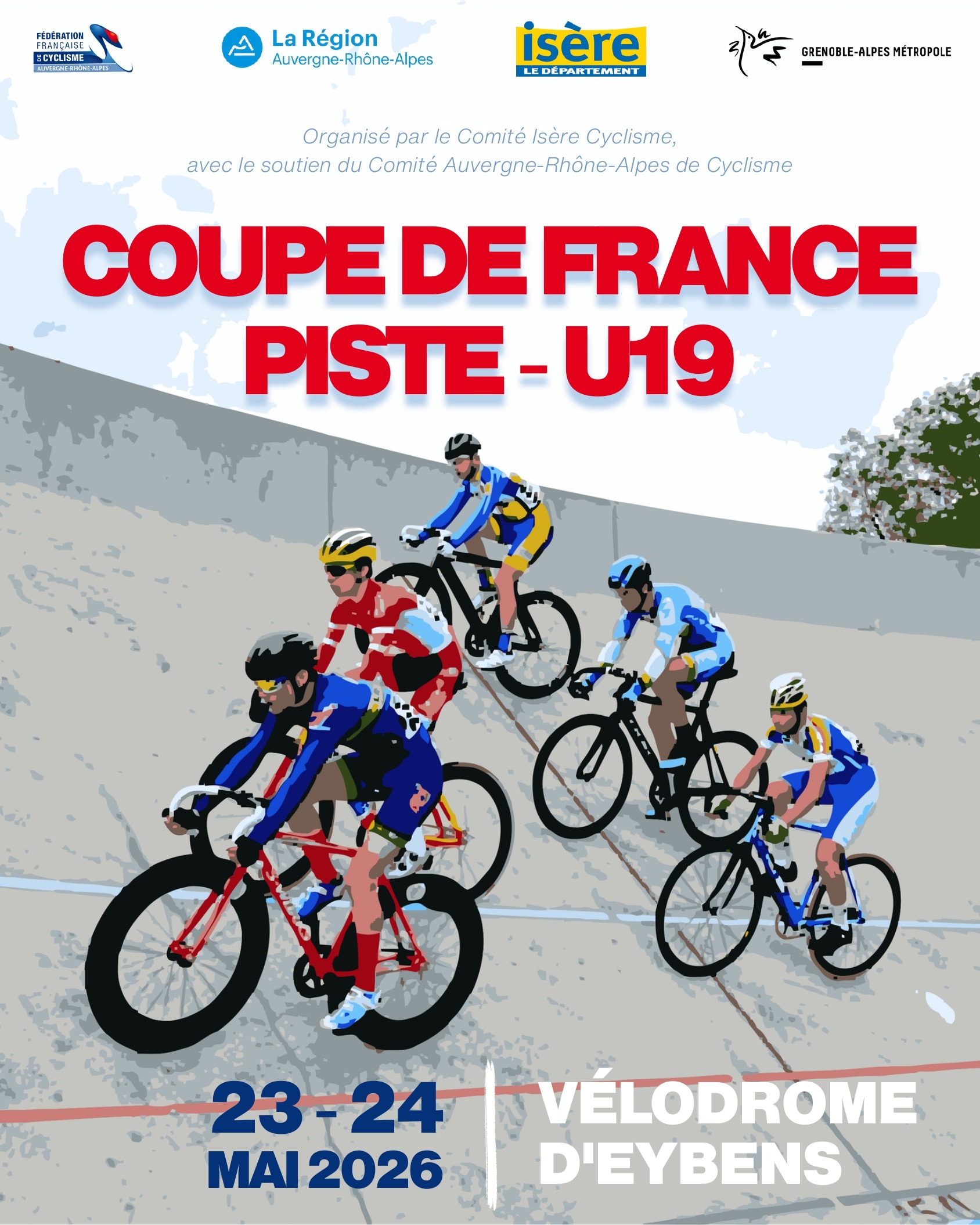 Coupe de France piste U19 : on vous attend nombreux !