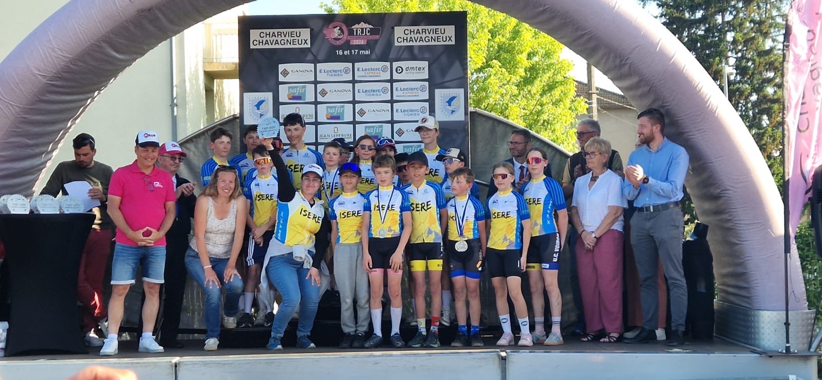 Trophée Régional des Jeunes Cyclistes à Charvieu-Chavagneux